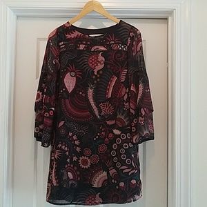 NWT LOFT Masquerade Tiered Sleeve Dress (XXS)